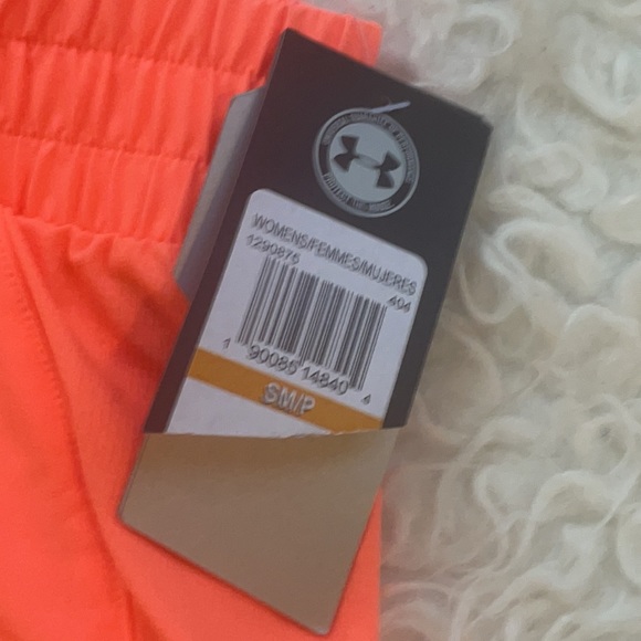 NWT Under Armour London Orange Reflective Shorts Sz Small - Picture 6 of 12